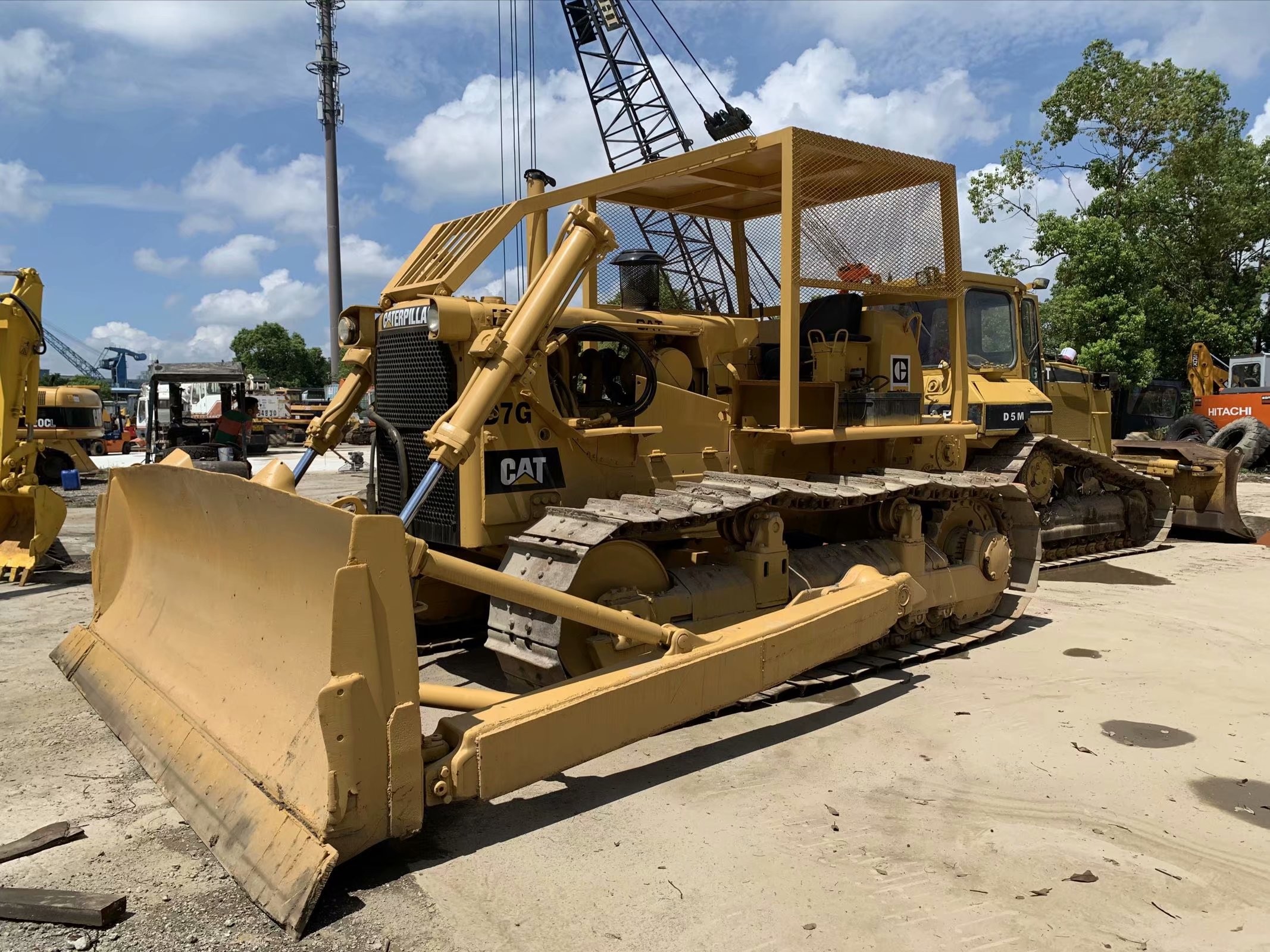 Used CAT D7G Crawler Bulldozer With Winch For Sale/Used CAT Bulldozer In Good Condition
