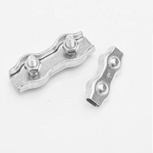 Quality Duplex Malleable Rope Wire Clamp Stainless Steel Wire Clips wholesale