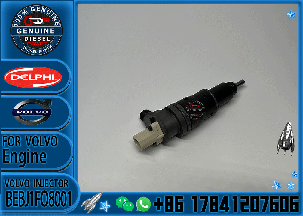 Diesel Electronic Unit Fuel Injector BEBE4C08001 BEBJ1FO8001 3829087 3803637 3829087 for Vol-vo Diesel Engine