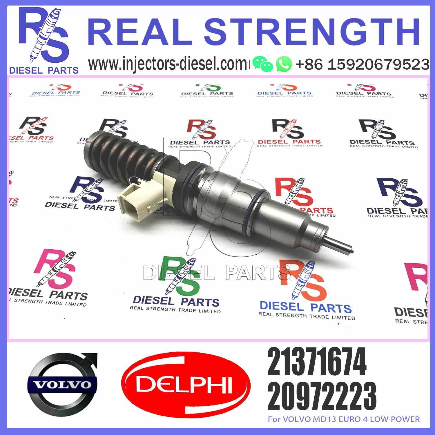 High quality EC380 EC480 Diesel engine Fuel injector 21371674 For V-O-L-V Spare Parts