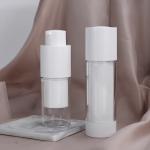 Refillable Airless Pump Bottles Cosmetic With Twist Lotion Pump
