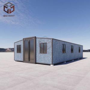 Quality 40ft Expandable Container Home Temporary Shelter With Bathroom wholesale