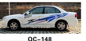 Quality Car Decoration PVC Custom Car Sticker QC-148G wholesale