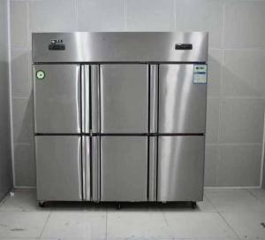 Quality Commercial Stainless Steel Freezers Six Doors 48 Cu Ft wholesale