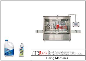 Quality Linear Type Chemical Liquid Daily Use Gravity Filling Machine 220V / 50Hz wholesale