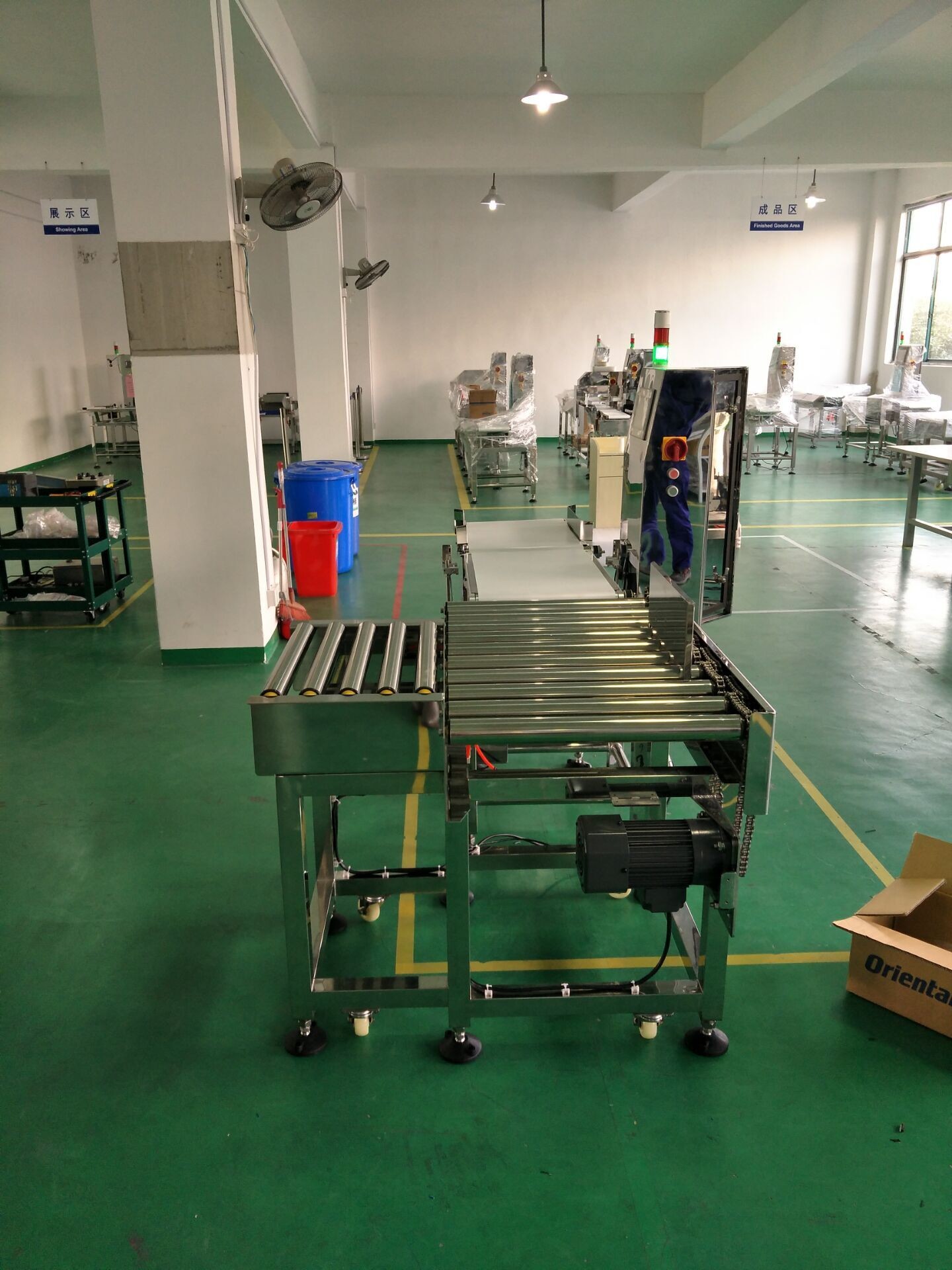 Check Weigher for Heavy Weight 5-10kgs products weight and reject process