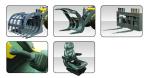 Heavy Duty 3Ton Rated Load 4WD Wheel Loader 9800KG ISO9001 Certification