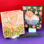 Gravure Printing Custom Order Luxury Boutique Gift Shopping Tote Art Paper Bags