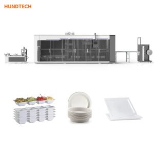 Quality Disposable Clear Plastic Party Plate Thermoforming Packaging Machine wholesale