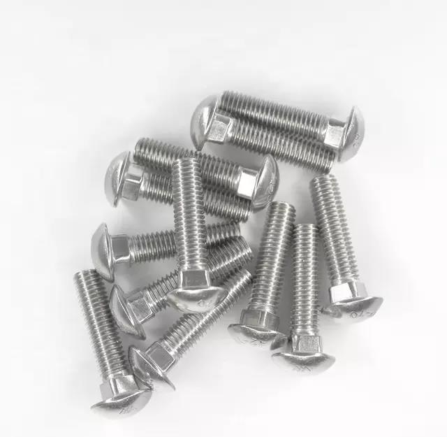 Sliver Grade 8.8 10.9 Bolt Din 603 607 605 ASME m8 m14 m16 Bolt And Nut Square Neck Mushroom Round Head Carriage Bolt
