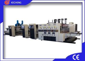China Top Printing 4 Colors Flexo Folder Gluer Inline Automatic Control on sale