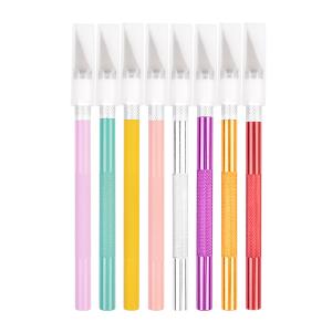 Quality Metal Handle Scalpel Blade Knife for Craft Engraving Cutting Supplies DIY Stationery wholesale