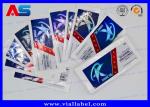 Removable Pharmaceutical Bottle 10ml Vial Labels Hologram Printing