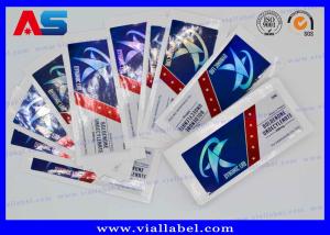 Quality Pharmaceutical Hologram HCG Injection Glass Vial Labels for peptide packaging sticker labels wholesale