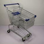 125L Regular Size Supermarket Metal Trolley Powder Coating Warehouse Shopping
