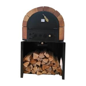 Quality Commercial Kitchen Wood Fired Pizza Oven With Medium Gas Baking Equipment wholesale