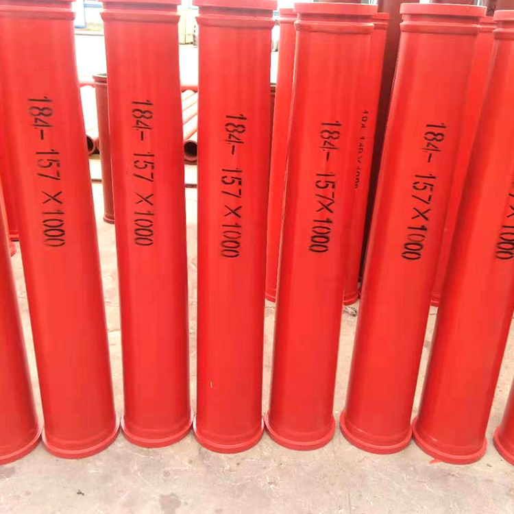 Red Concrete Pump Truck Spare Parts SANY Concrete Pump Tube 125A