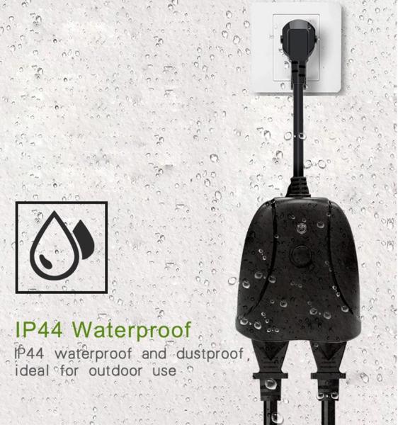 Timing Control Smart Electrical Plug And Socket 110V~240V Waterproof Outdoor