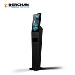 Interative 160° 21.5 Inch Hand Sanitizer Advertising Kiosk