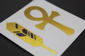 Quality Gold Metallic Temporary tattoo wholesale