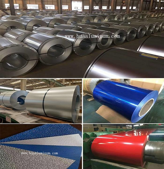 H24 1.0mm Thick Coated Aluminium Coil With Embossed Surface