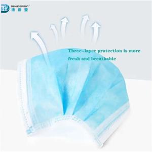Quality Internal Nose Clip 70% Spunbond Non Woven Fabric Earloop Mask wholesale