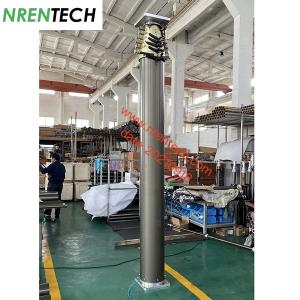 Quality 15m pneumatic telescoping mast 350kg payloads for COW (Cell On Wheels) Telecom tower wholesale
