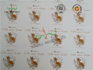 Quality Foldable Swing Tags For Bags , 300GSM Coated One Side Spot UV Tags wholesale