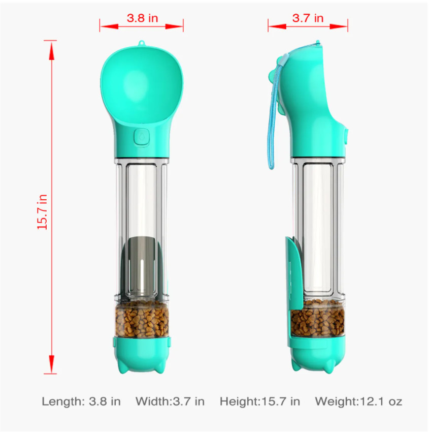 Outdoor Portable Dog Water Bottle Dispenser Leak Proof Dog Water Bottle Dispenser