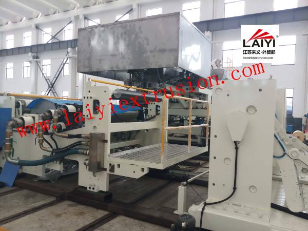 Co - Extrusion Hard Lamination Machine , High Efficiency Automatic Paper