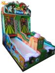 Parents / Kids Bowling Redemption Arcade Machines Wooden Plastic Material