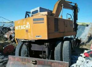 Quality 10 ton Used Hitachi Excavator ,Wheel EX100WD Excavator wholesale