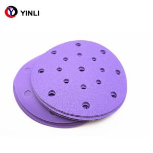 Quality Round Shape Zirconia Sanding Disc 6 Inch Sanding Discs 80 Grit wholesale