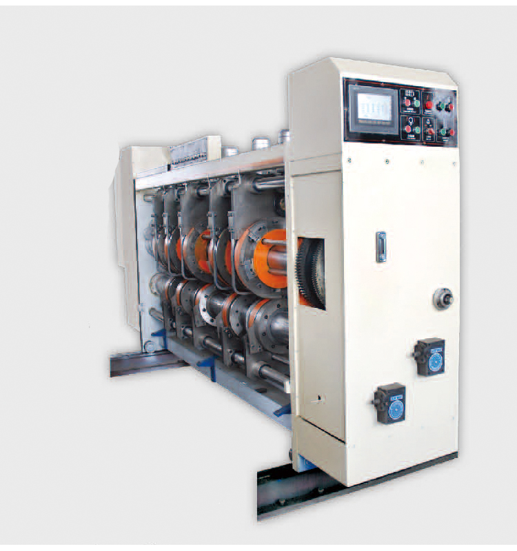 Cardboard Paper Feeding Flexo Printing Slotting Die Cutting Machine