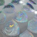 Security Stickers Custom Logo Permanent Adhesive Paper Matte Finish Waterproof