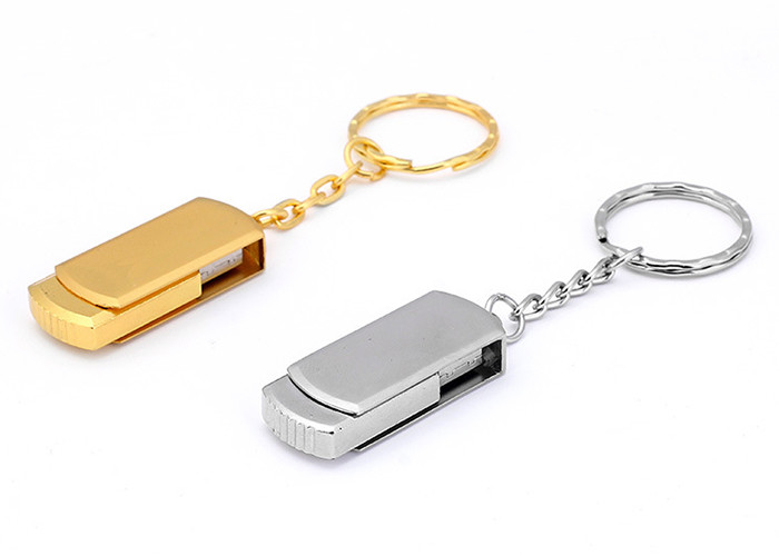 64 Gigabyte Personalized Usb Keychain , True Capacity Promotional Usb Gift