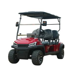 Quality 4kw 14 Inch Off Road Tire 4 Wheel Electric Golf Cart Independent Suspension Lithium Battery wholesale