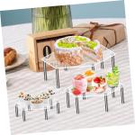 Acrylic Cupcake Display Stand Set Stackable Dessert Showcase For Party Weddings