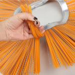Convoluted Accessories Sanitation Road Snow Sweeping Brush Wafer Sweeper Brush