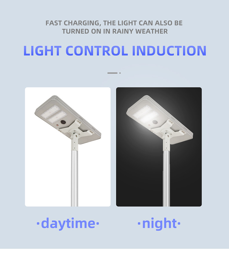 Round Corner Aluminum Profile Integrated Street Lamp 5 Heads 250W 1215x350x60mm