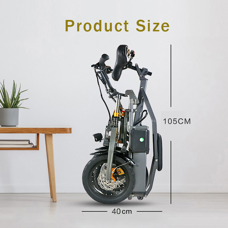Fast Lightweight Three Wheel Electric Trike Convenient Easy Folding