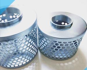 Quality 1-8 steel Suction Tin Galvanezed Can Strainers stainless steel Suction Filter Strainer wholesale