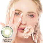 OEM Yearly gray green contact lenses Prescription Power Soft Eye