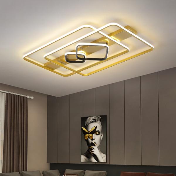 LED Ceiling Lights Rectangular Living Room Bedroom Aisle Recessed Lamps Simple
