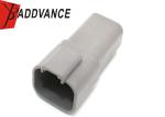 DT Series DT04-4P Deutsch Automotive Connectors 4 Pin Male Gray Color For