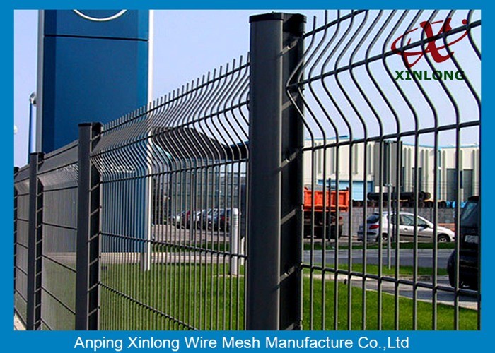 PVC Coated Bending Welded Wire Mesh Fence For Garden And Home