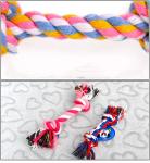 Bite Resistant 30cm Cotton Dog Rope Toys