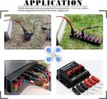 Durable 30 Amp Anderson Powerpole Connectors Stainless Steel Plastic Material