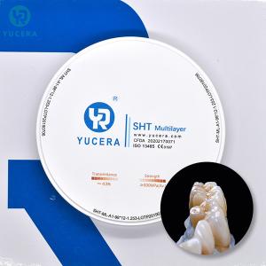Quality CFDA Dental Zirconia Disc 3D Plus Multilayer Cerec Zirconia Bridge Blocks wholesale