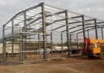 Prefab Steel Portal Frame House Building Large Span Durable CE
